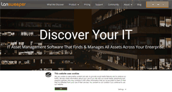 Desktop Screenshot of lansweeper.com