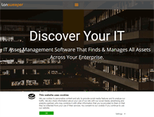 Tablet Screenshot of lansweeper.com